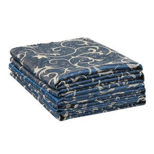 6Pack Cocktail Napkins for Dinner Wedding Restaurant Party 19x19Inch Blue